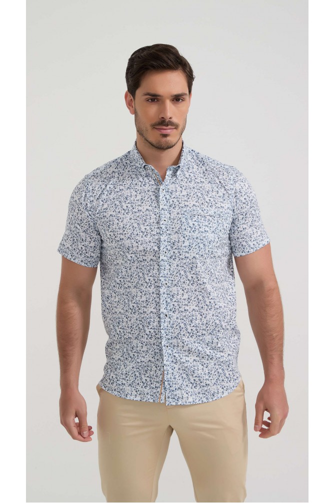 Chemise stretch à motifs collection "PREMIUM"