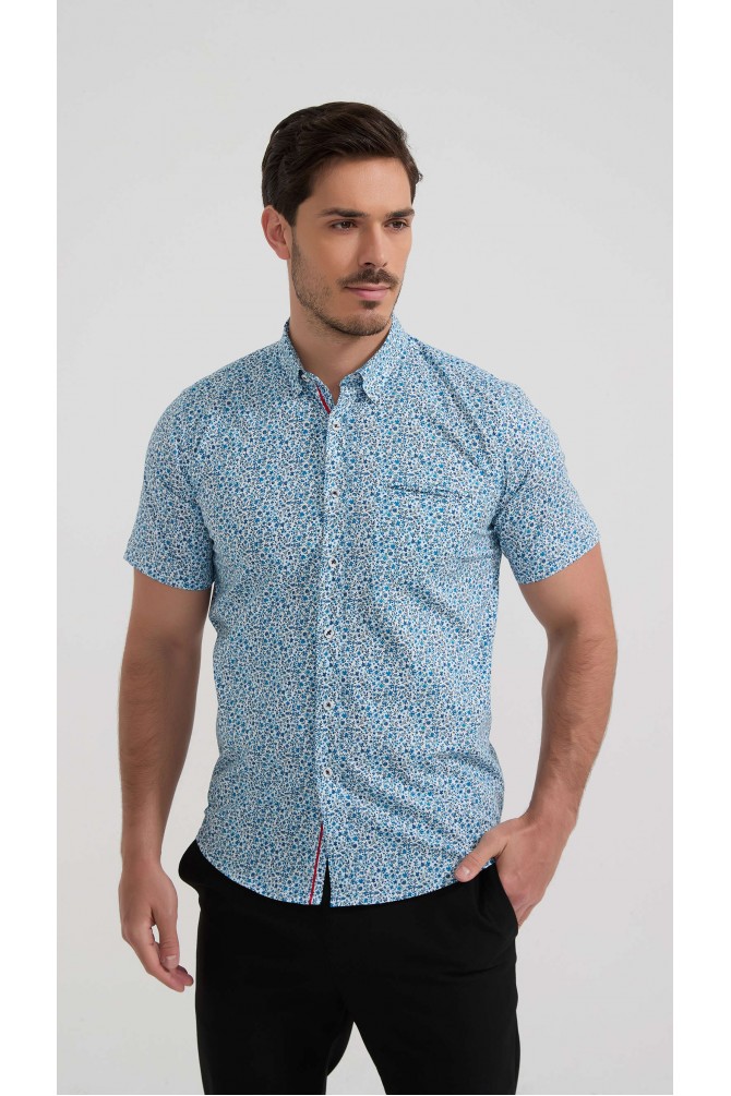 Chemise stretch à motifs collection "PREMIUM"