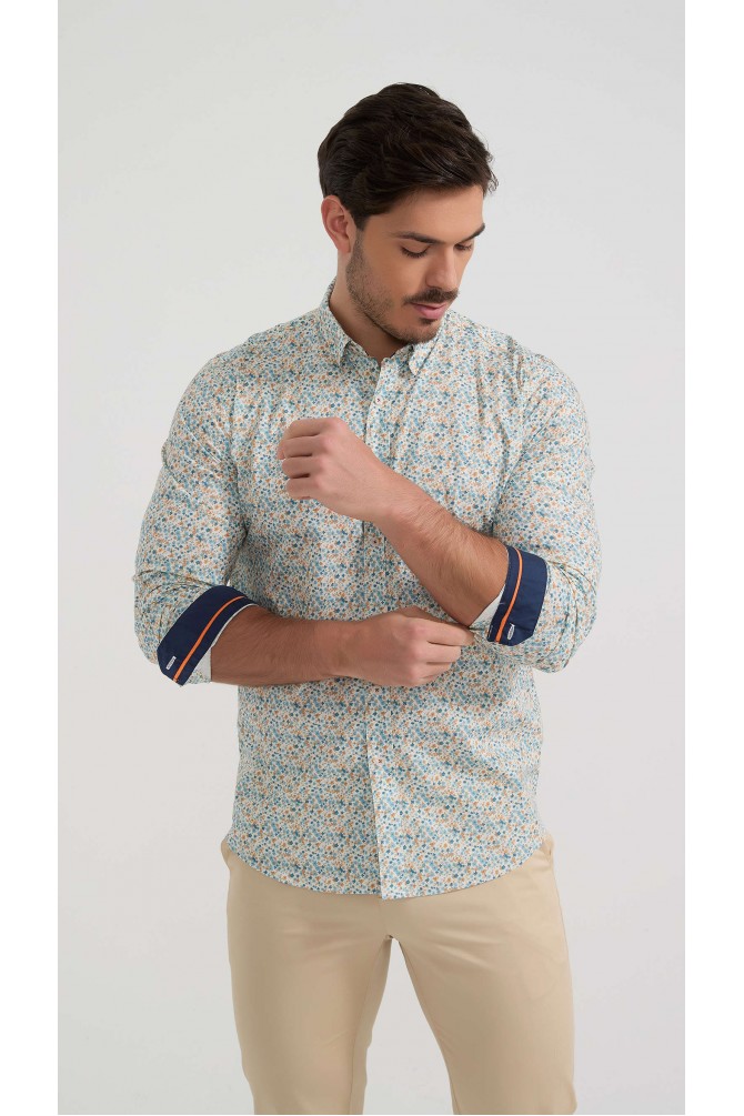 Chemise stretch à motifs collection "PREMIUM"