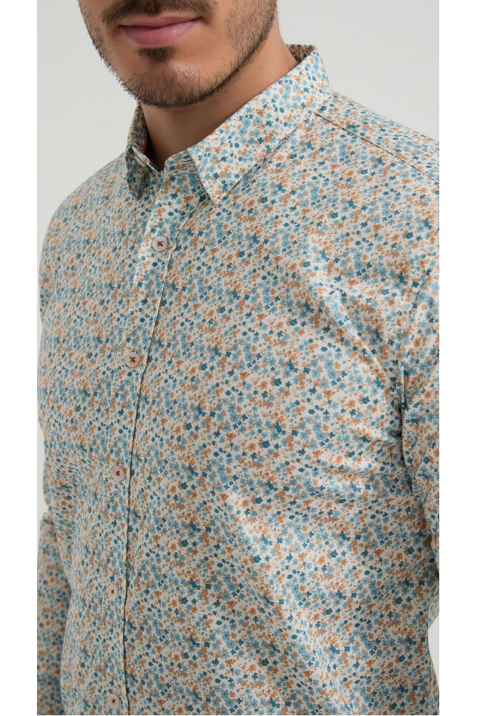 Chemise stretch à motifs collection "PREMIUM"