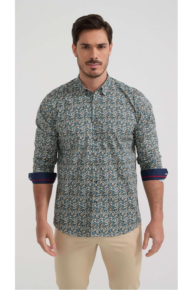 Chemise stretch à motifs collection "PREMIUM"