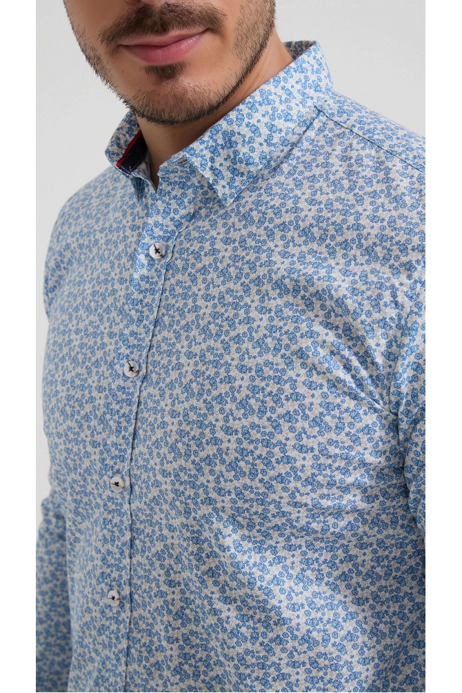 Chemise stretch à motifs collection "PREMIUM"