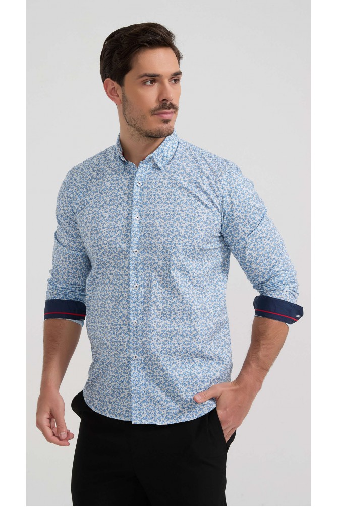 Chemise stretch à motifs collection "PREMIUM"