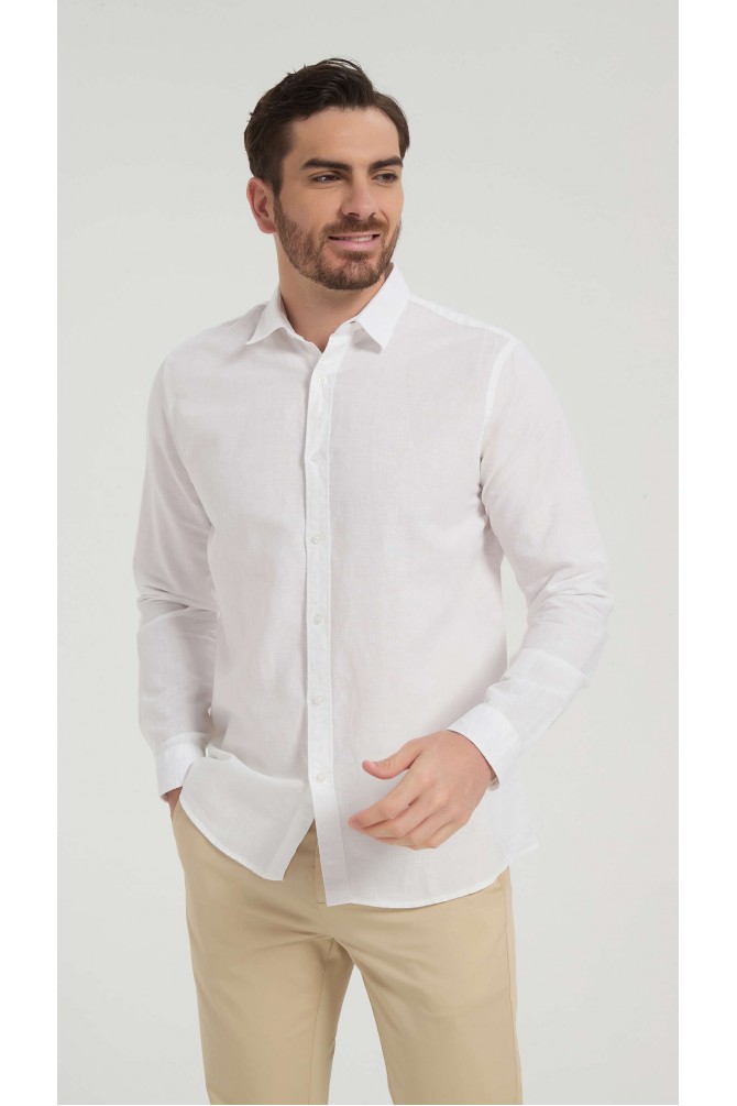 Chemise LEO en pur lin