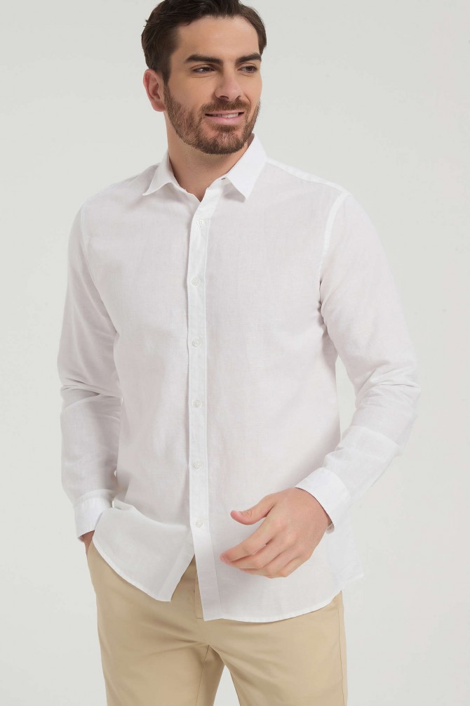 LEO shirt pure linen