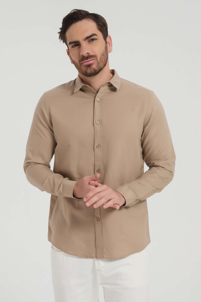 LEO shirt pure linen