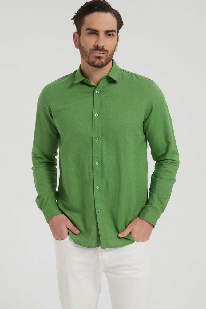 LEO shirt pure linen