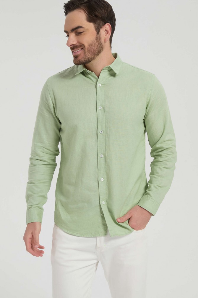 LEO shirt pure linen