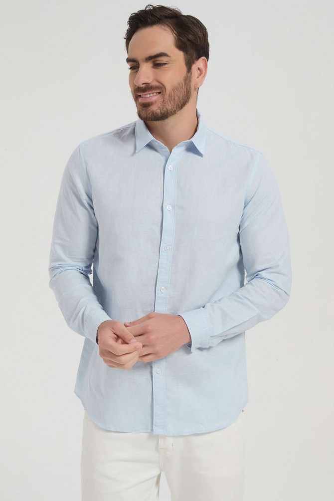 LEO shirt pure linen
