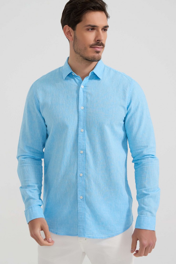 LEO shirt pure linen