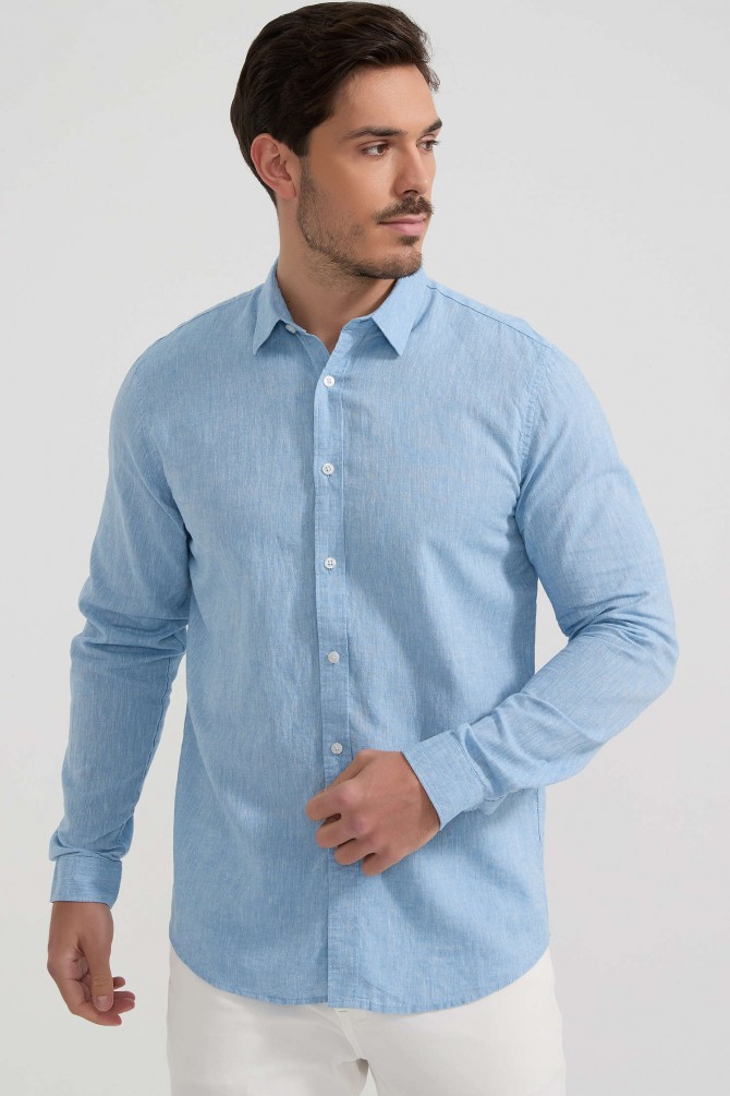 LEO shirt pure linen