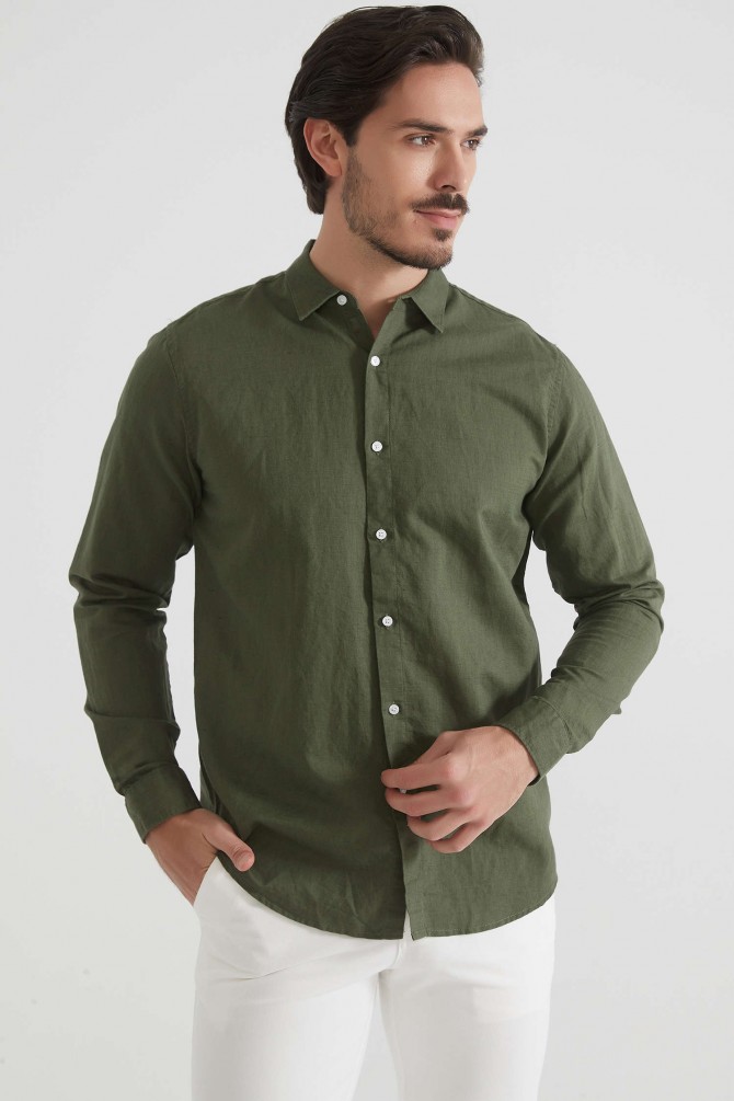 LEO shirt pure linen