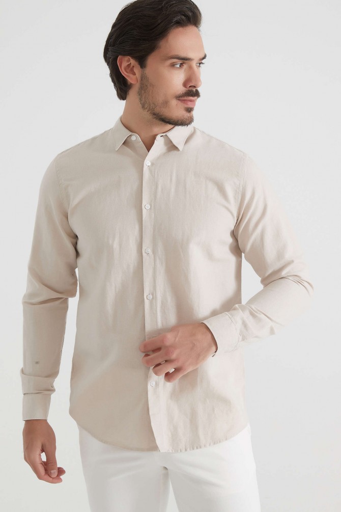 LEO shirt pure linen