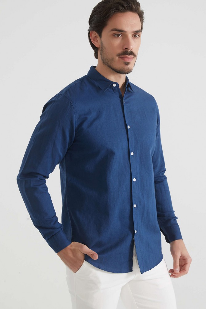 LEO shirt pure linen