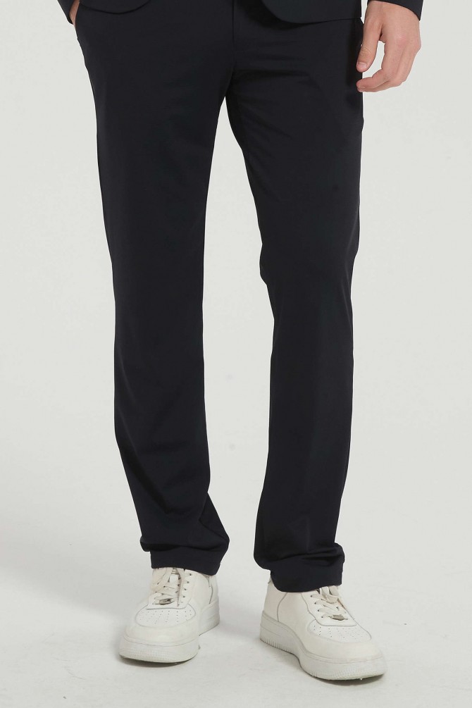 Ultra stretch wrinkle-free trouser - Navy
