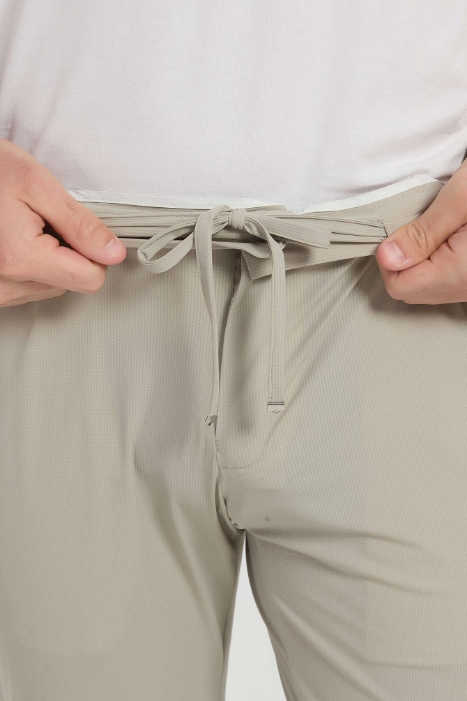 Ultra stretch wrinkle-free trouser - Beige