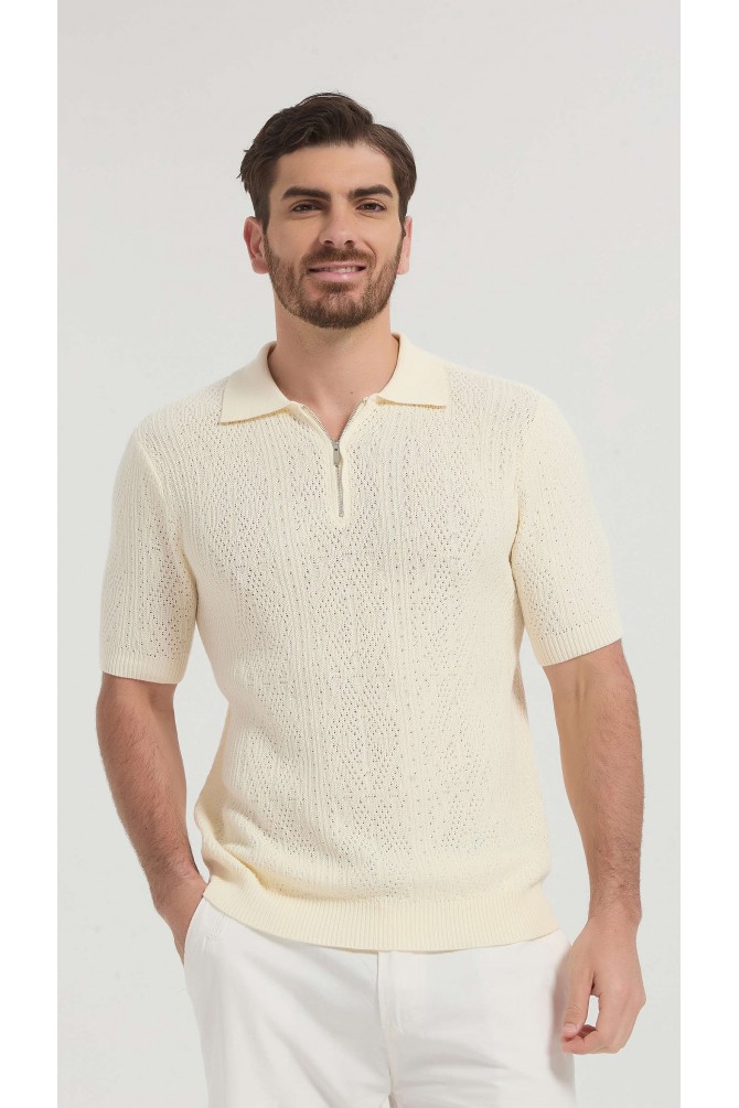Polo 100% coton en maille