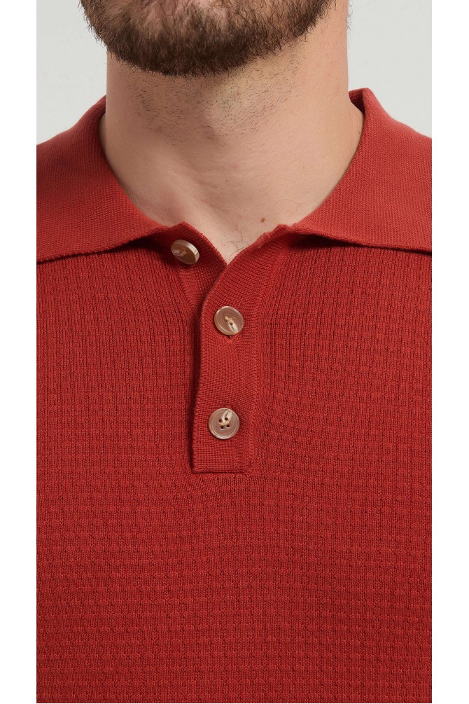 Polo 100% coton en maille