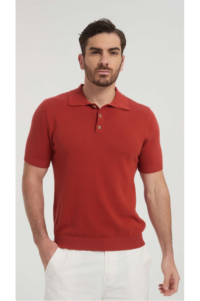 Polo 100% coton en maille