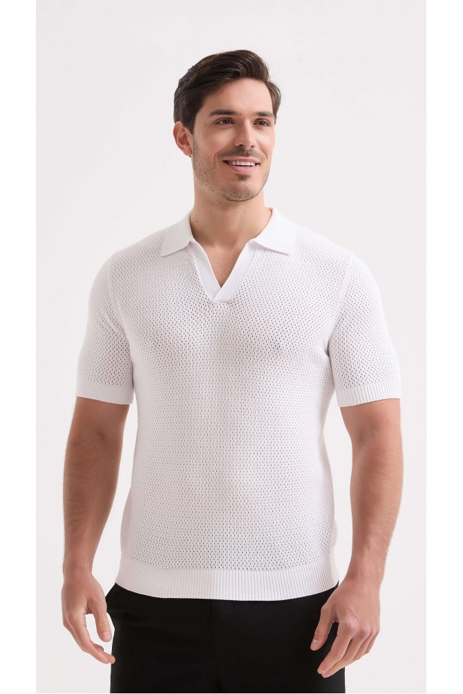 Polo 100% coton en maille
