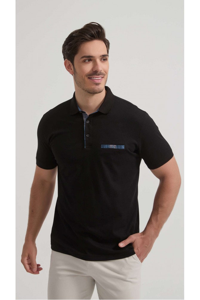 Polo Fabio coton royal