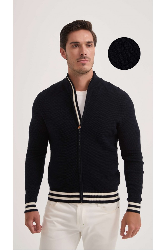 Gilet tricoté 100% coton