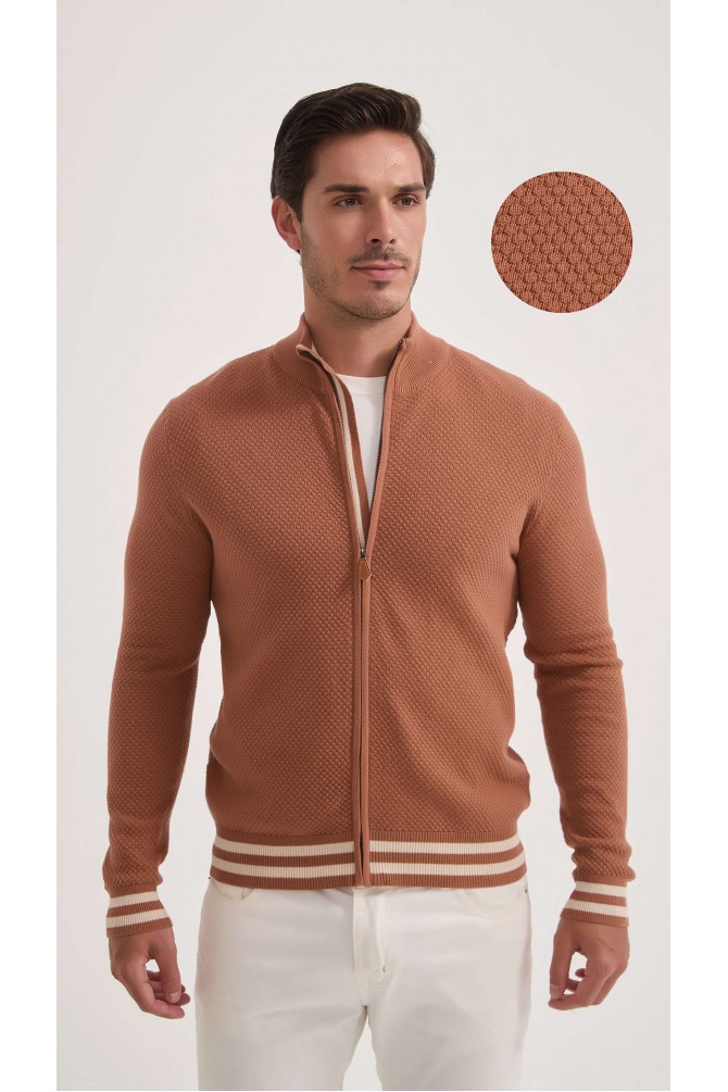 Gilet tricoté 100% coton