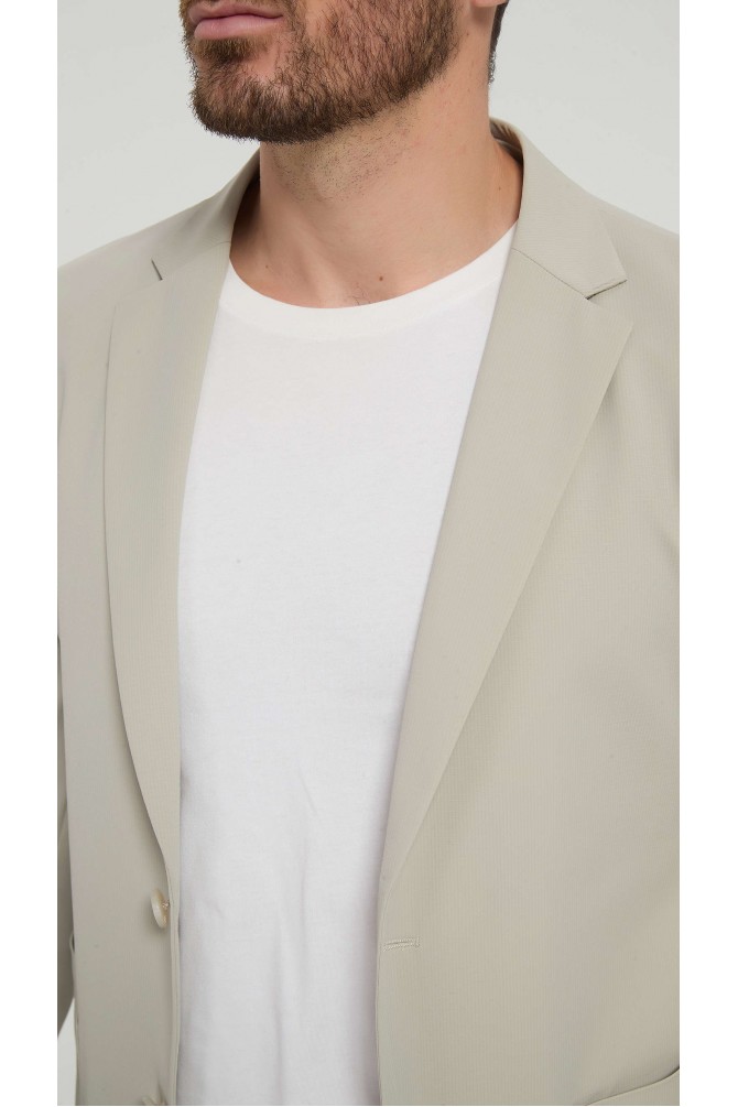 Ultra stretch wrinkle-free blazer - Beige