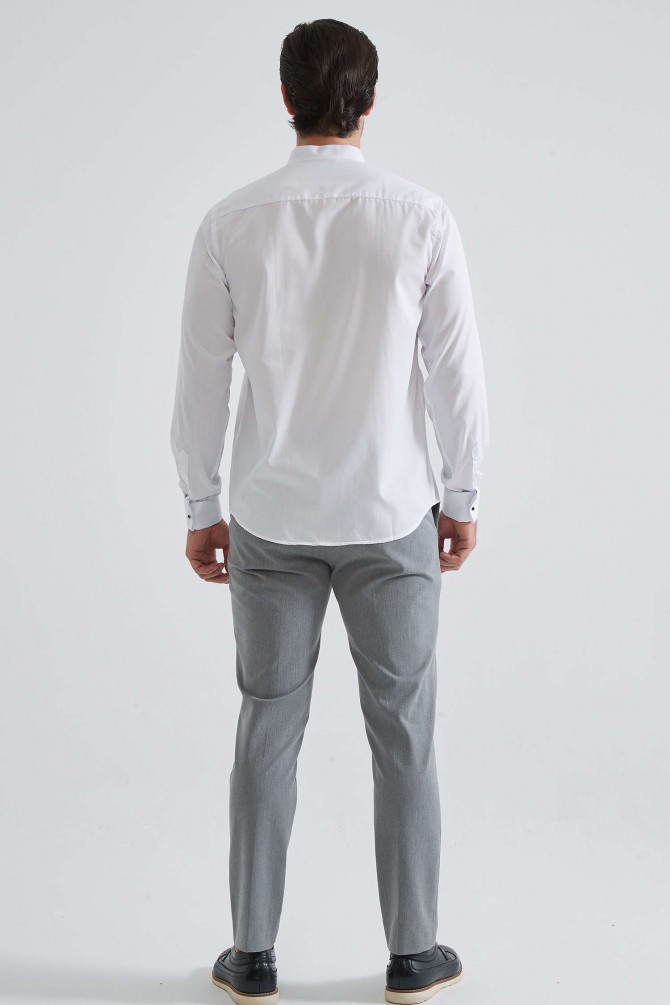 Dinner shirt comfort fit - White