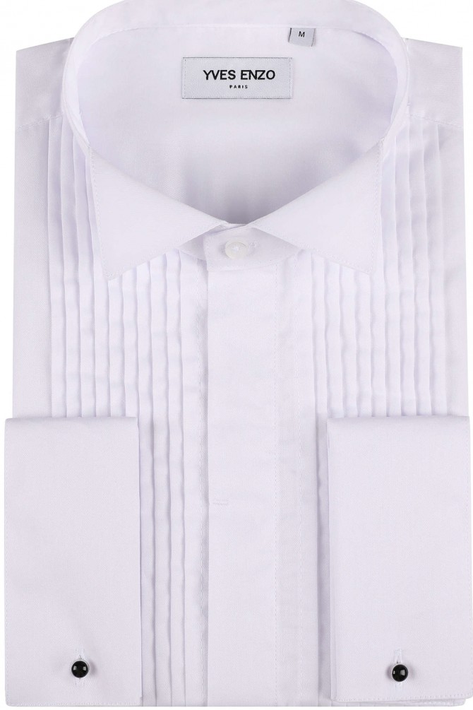 Dinner shirt comfort fit - White