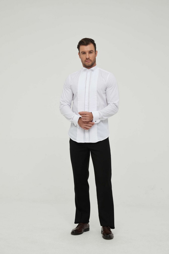 Dinner shirt slim fit - White