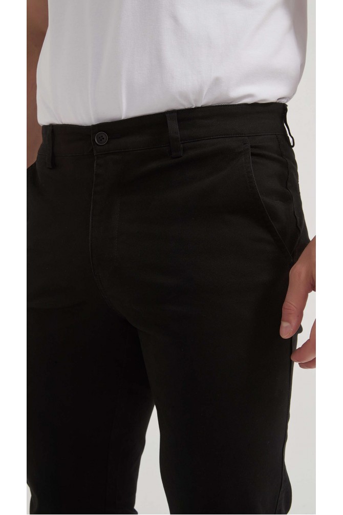 Pantalon chino coupe confort - Noir