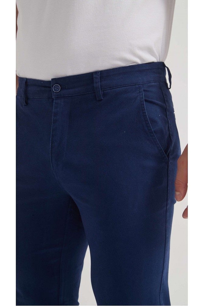 Pantalon chino coupe confort - Bleu