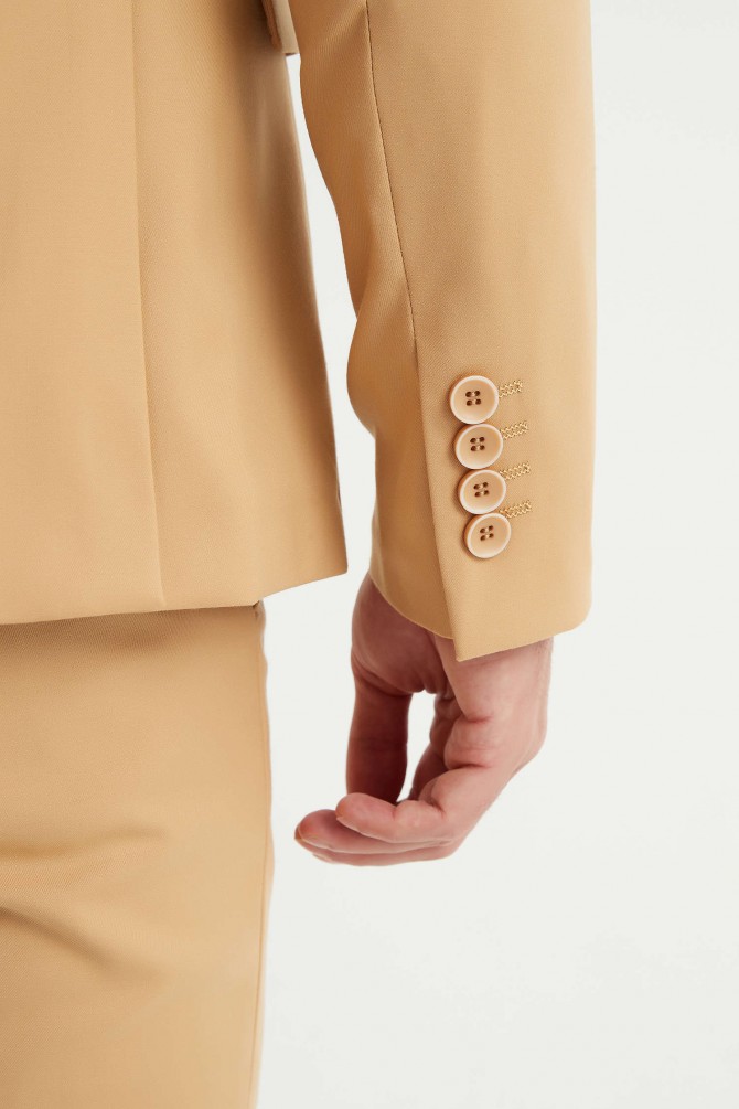 3 pieces suit in sand