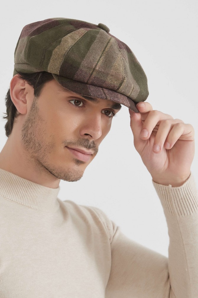 Newsboy checked caps Newsboy checked caps