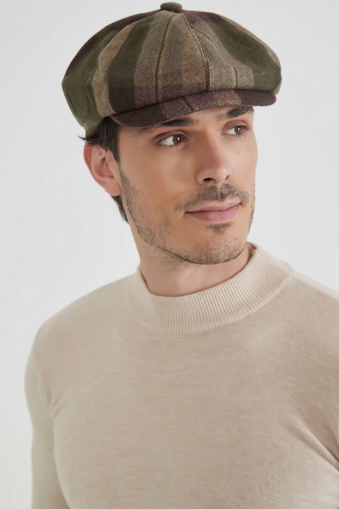 Newsboy checked caps Newsboy checked caps