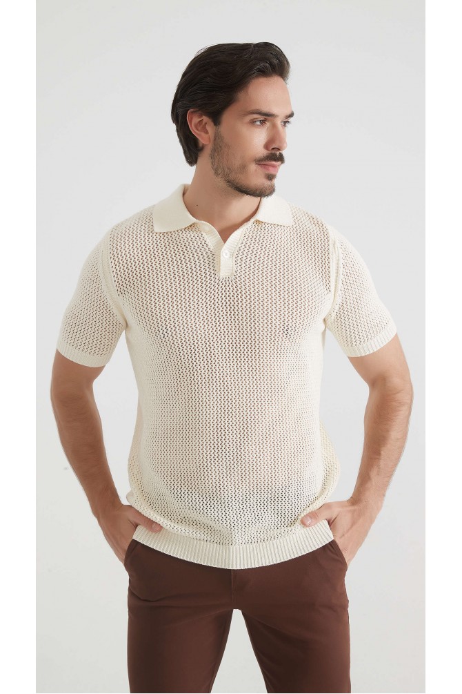 Polo 100% coton en maille