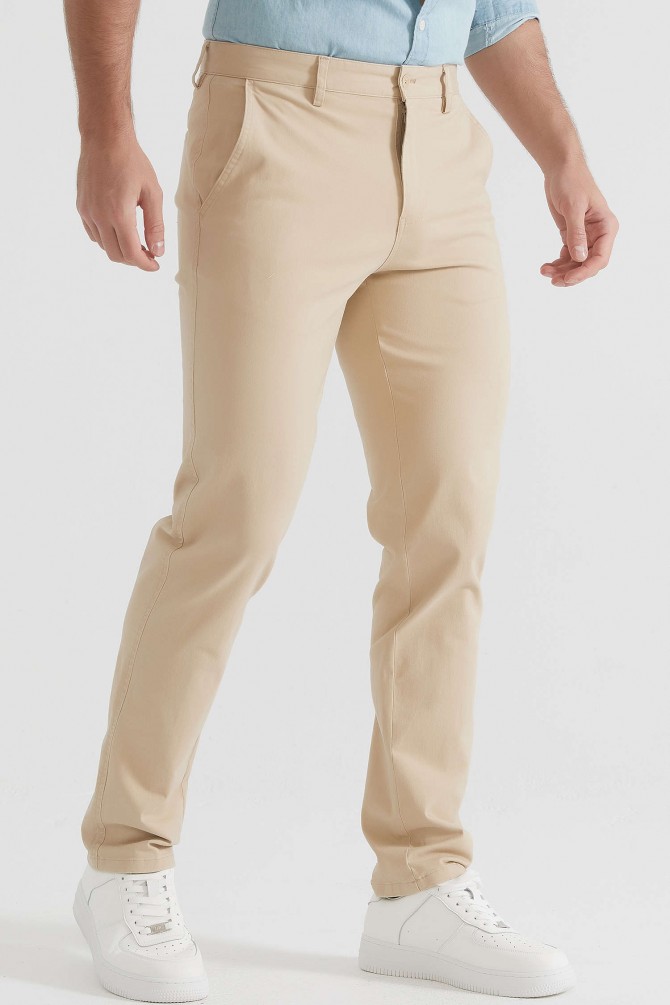 Chino trouser comfort fit - Beige