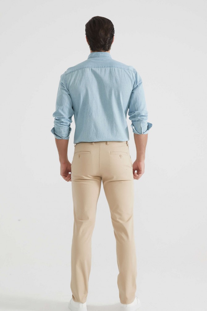 Chino trouser comfort fit - Beige