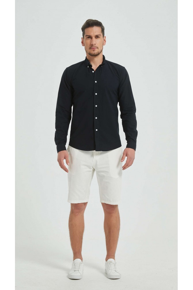 Chemise en 100% coton oxford royal
