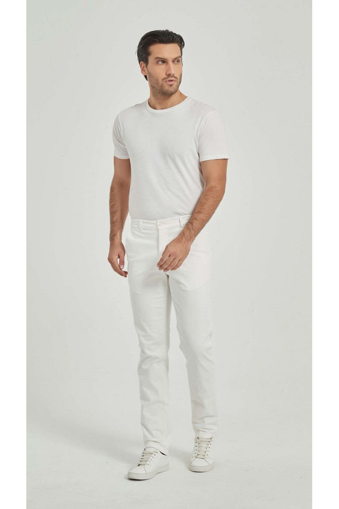 Chino trouser - White