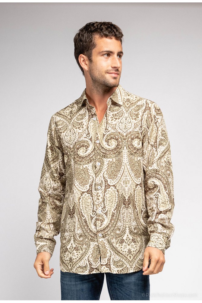 "SOFT TOUCH" stretch shirt Tera prints comfort fit