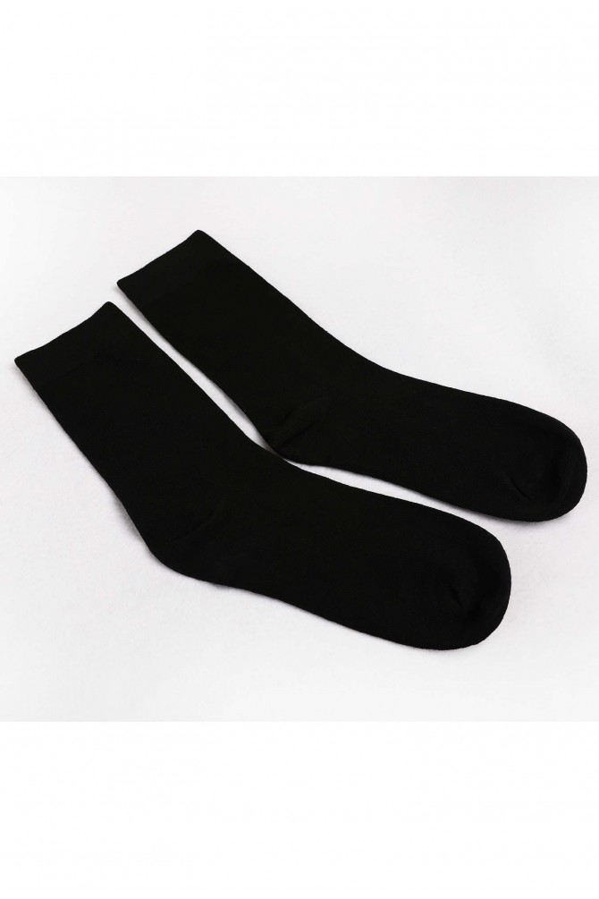  Black cotton sock