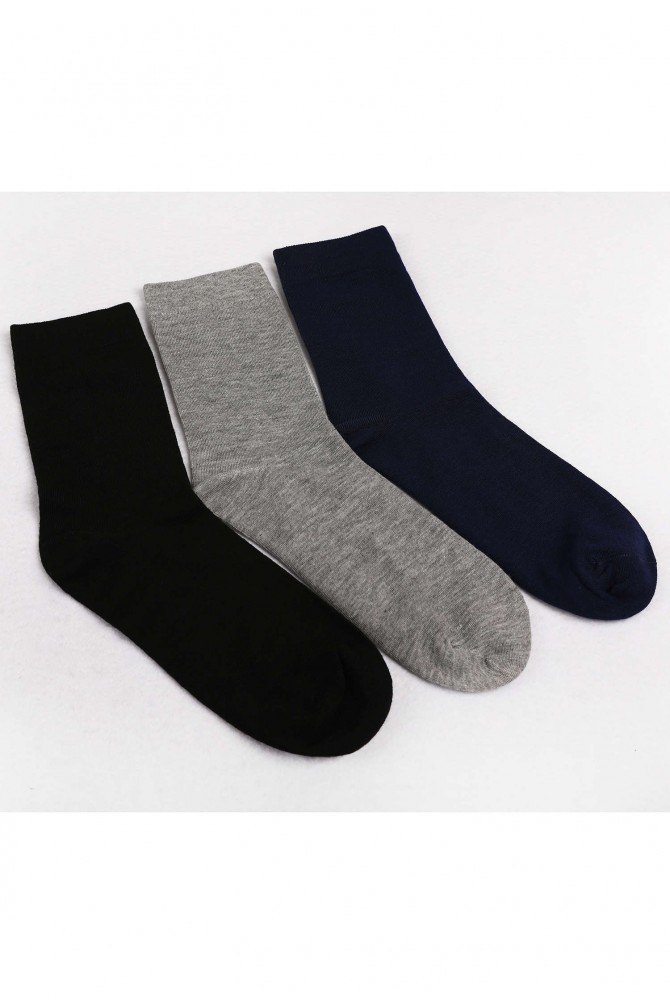Cotton mix sock in 3 colors