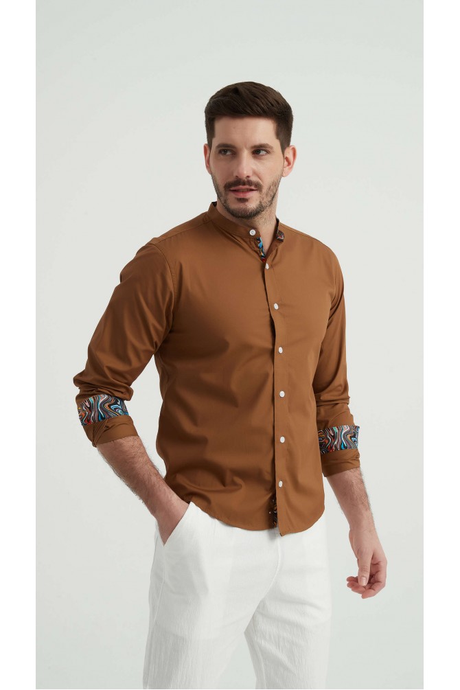Chemise "PREMIUM" à col mao