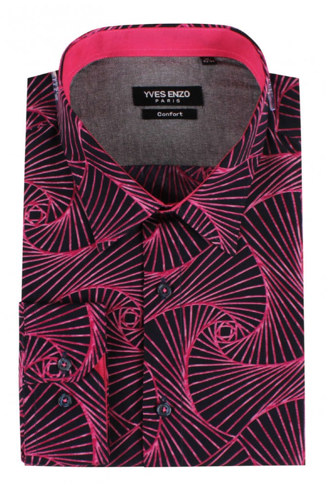 Pink shirt CICLO prints comfort fit