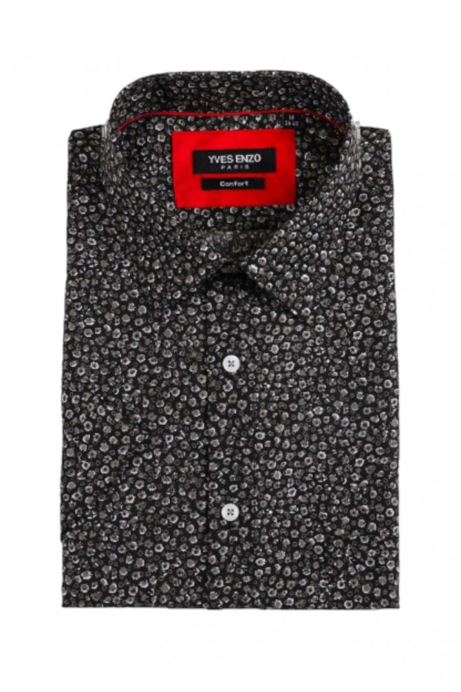 Black SHONDE prints sleeveless shirt comfort fit