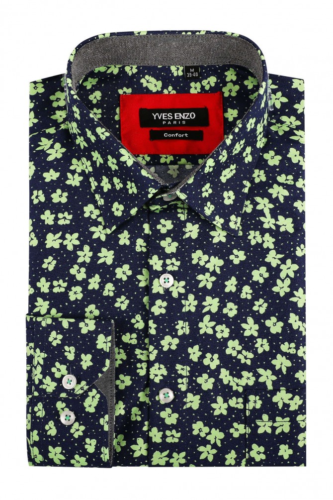 Chemise motifs PRADERA coupe confort