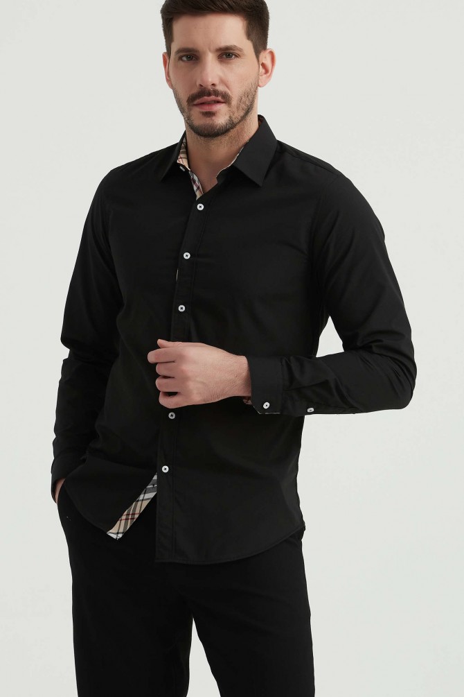 Chemise à carreaux tartan