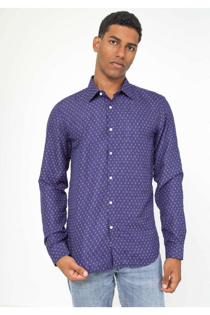 Slim fit patterned shirt RITA